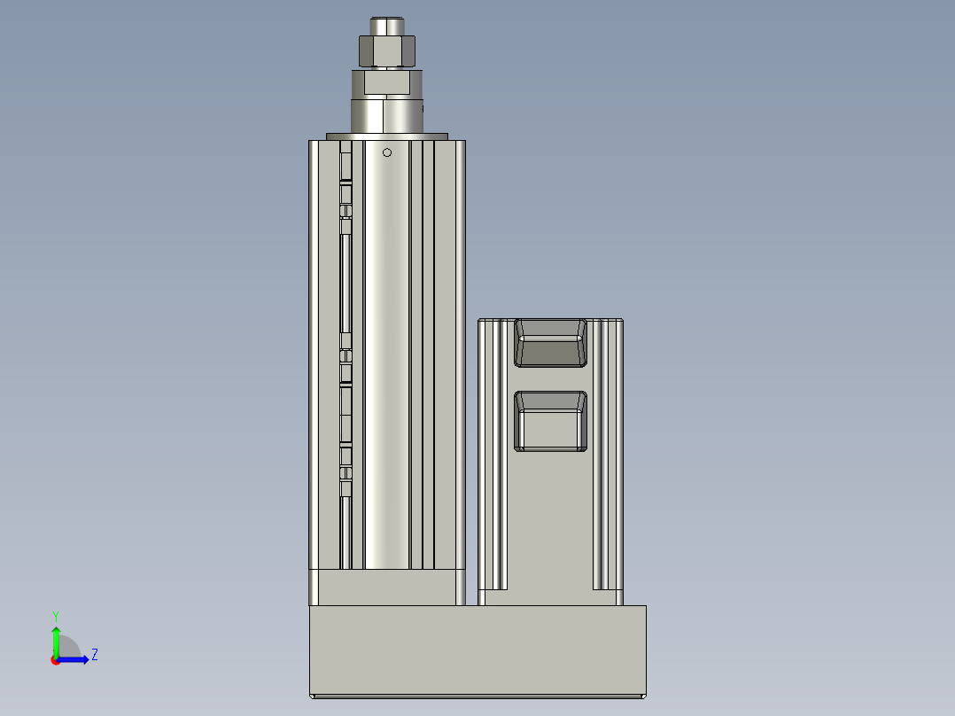 12VZ电动缸-VZ6-S50-BD左视图