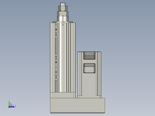 12VZ电动缸-VZ6-S50-BD左视缩略图