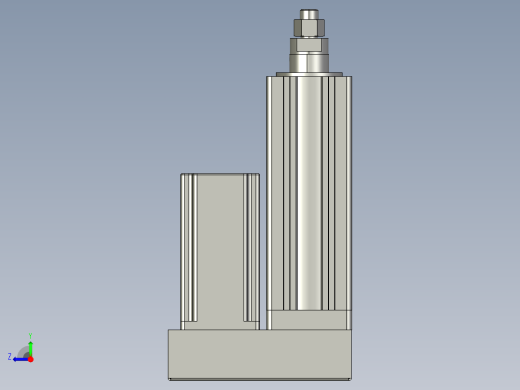 12VZ电动缸-VZ6-S50-BD右视缩略图