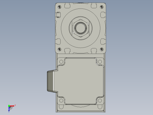 12VZ电动缸-VZ6-S50-BD俯视缩略图
