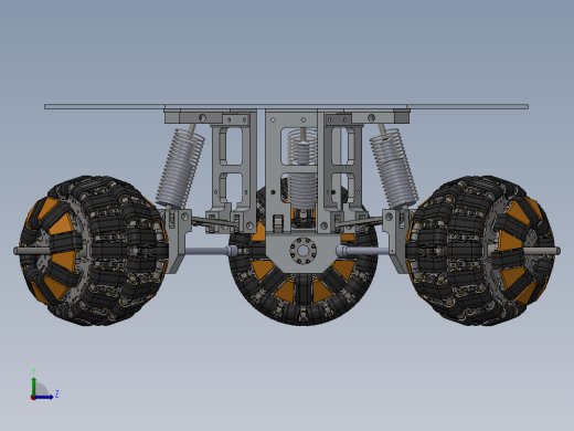 履带式全向轮三维左视缩略图