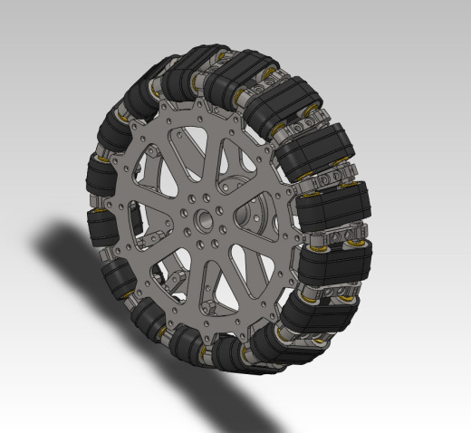 履带式全向轮三维缩略图