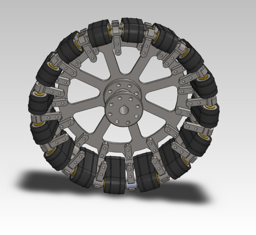 履带式全向轮三维缩略图
