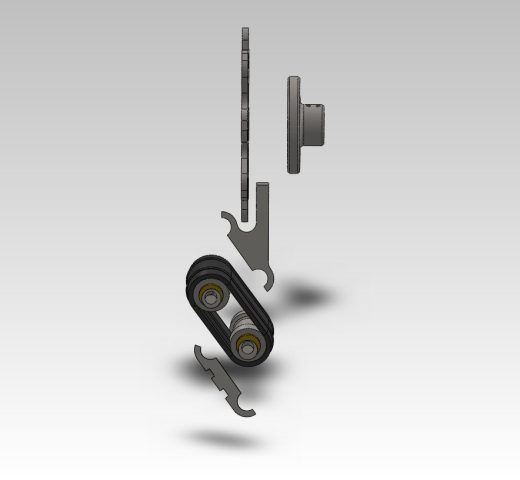 履带式全向轮三维缩略图