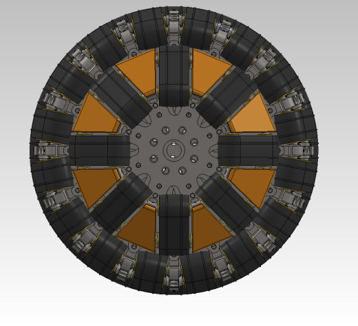 履带式全向轮三维缩略图