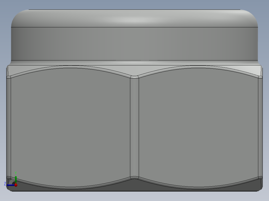 紧固件-0.2500 Lock Nut右视图