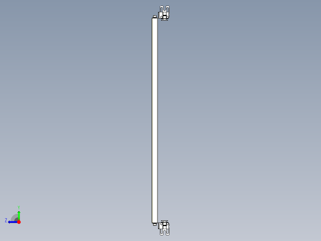 基恩士SL-JB63_side-mount_kc图纸模型右视图
