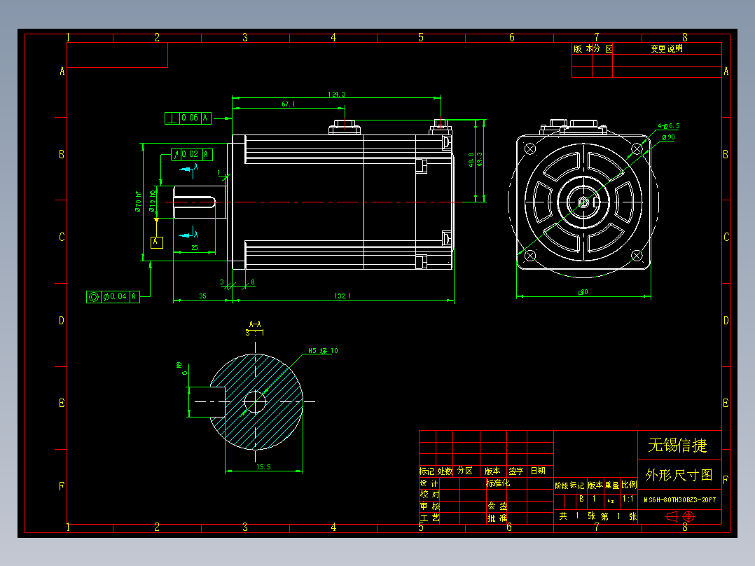 电机MS6H-80TH30BZ3-20P7.DWG