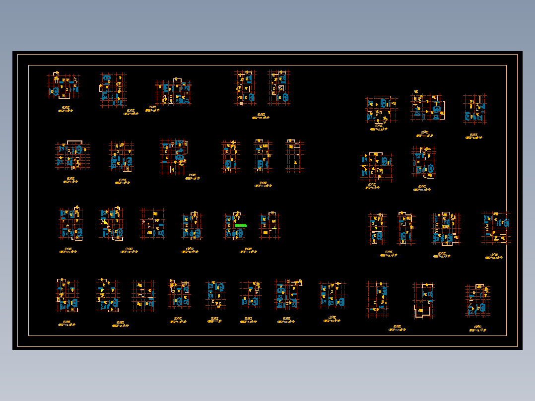 多种户型方案图