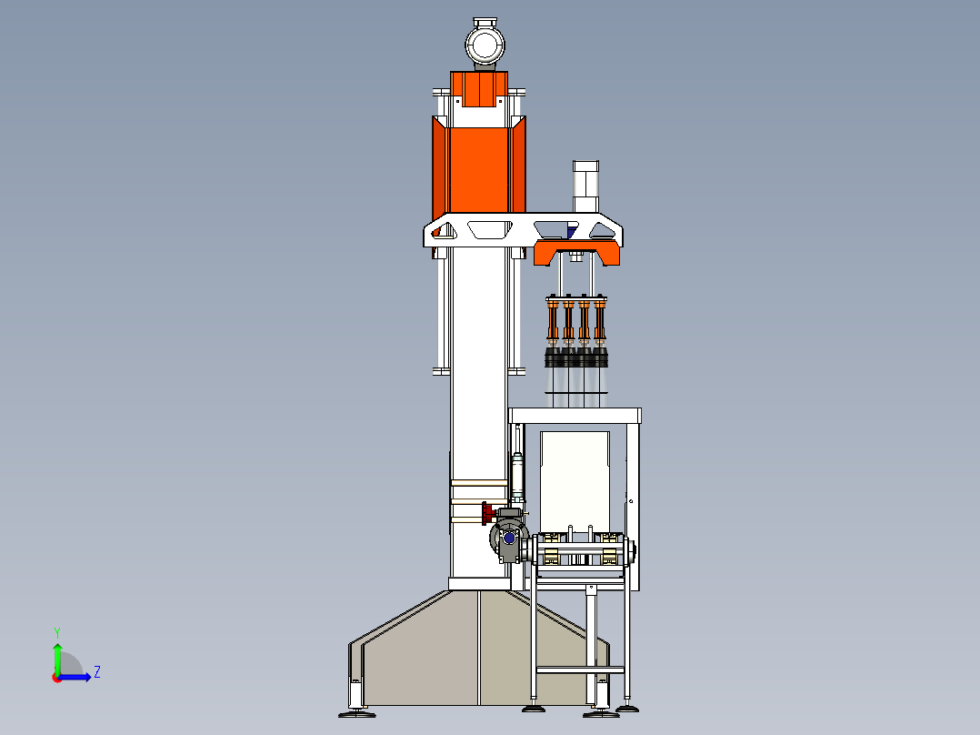 经典单立柱装箱机pro5.0.zip左视图