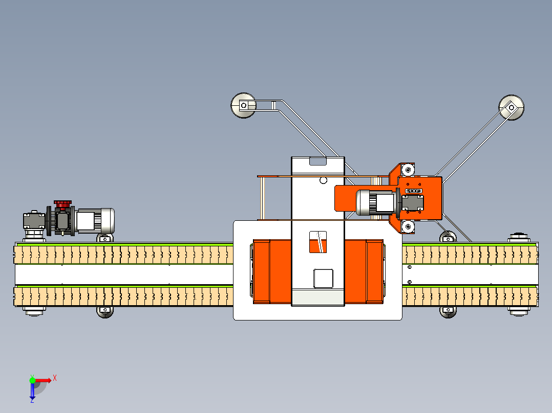 经典单立柱装箱机pro5.0.zip俯视图