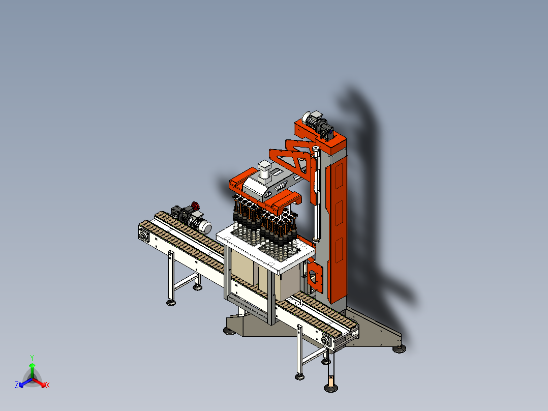 经典单立柱装箱机pro5.0.zip正等轴测图