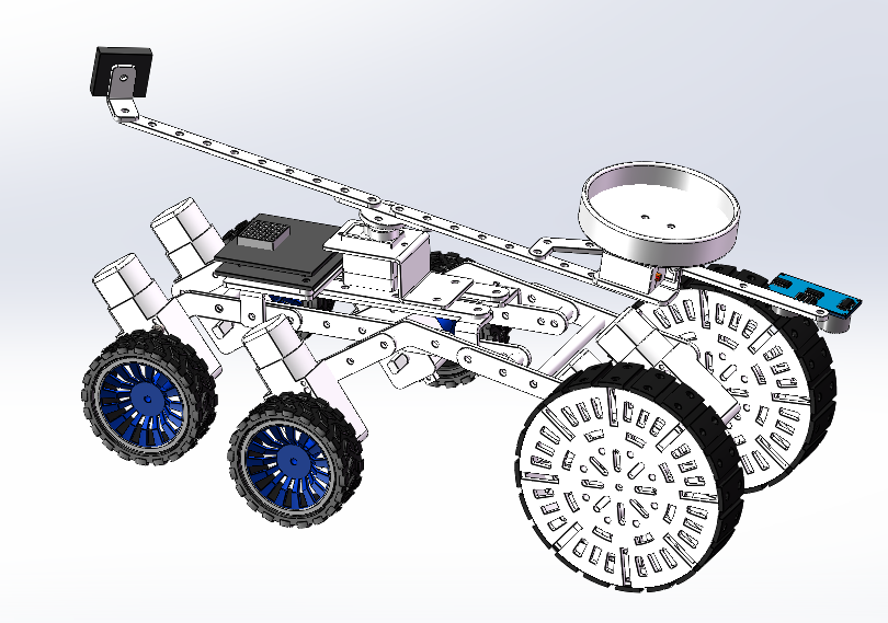 6轮智能小车sw22可编辑