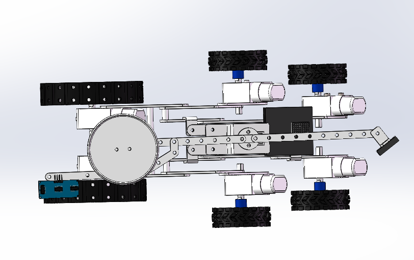 6轮智能小车sw22可编辑