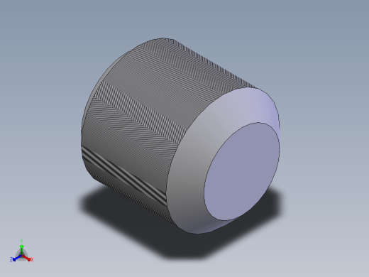 内六角平端紧定螺钉  M6×601正等轴测缩略图