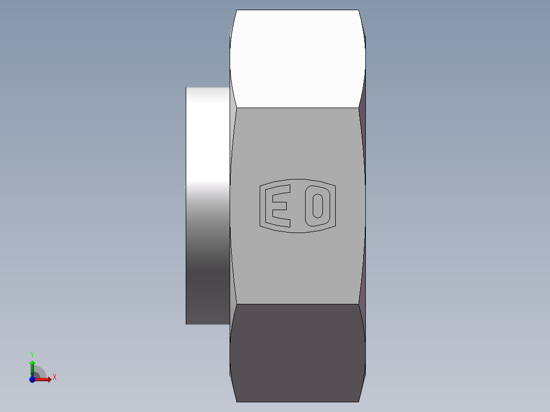 锥孔螺堵、9C-52前视图