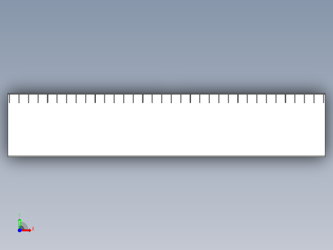 B2005316-简单排水通道组件前视图