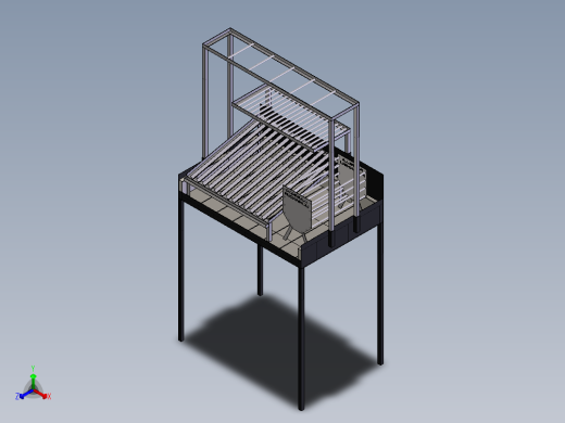 多层烧烤架正等轴测缩略图