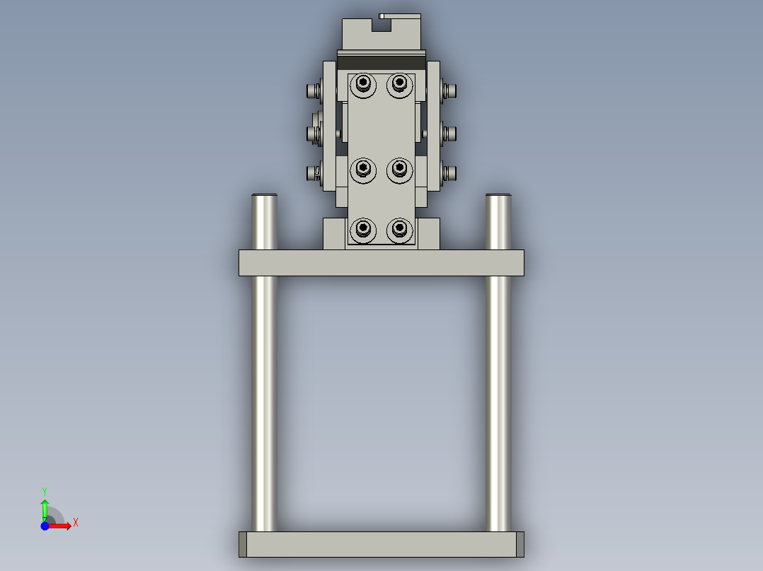 齿轮直振组合前视图