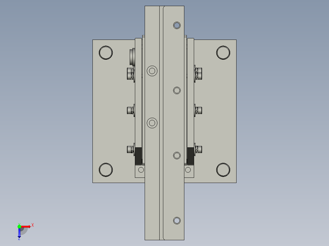 齿轮直振组合俯视图
