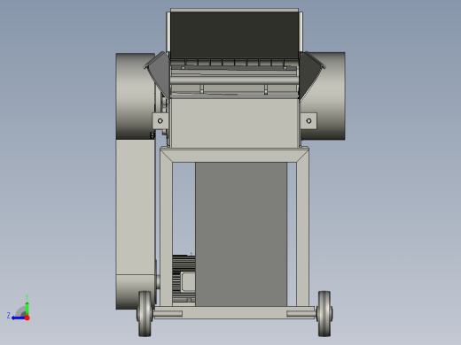 秸秆牧草干湿两用多功能粉碎一体机右视缩略图