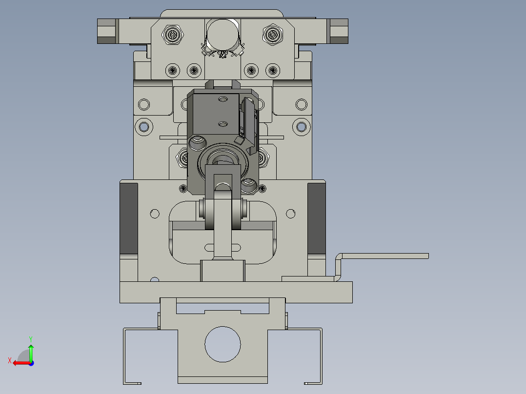 贴正面膜吸板装配后视图