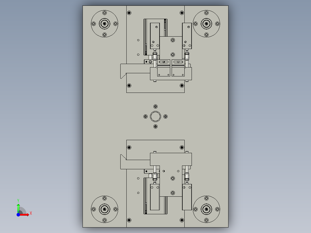 44-04-00电池盒顶起组前视图