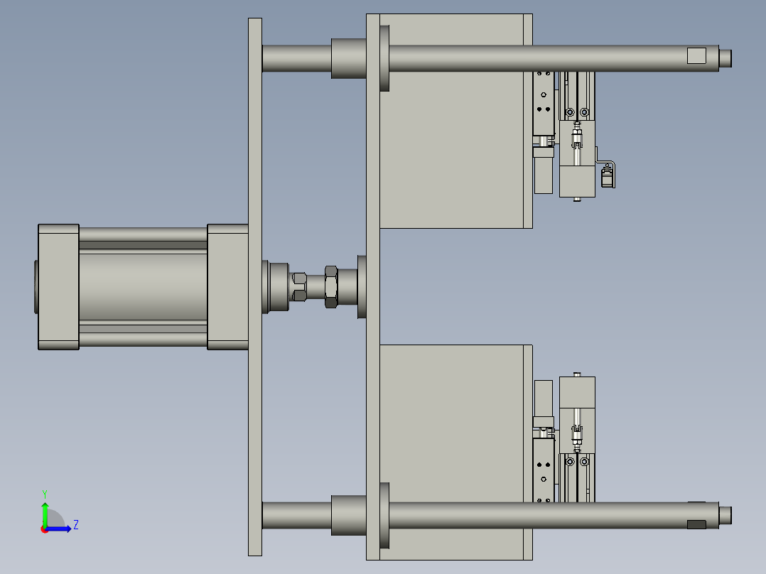 44-04-00电池盒顶起组左视图