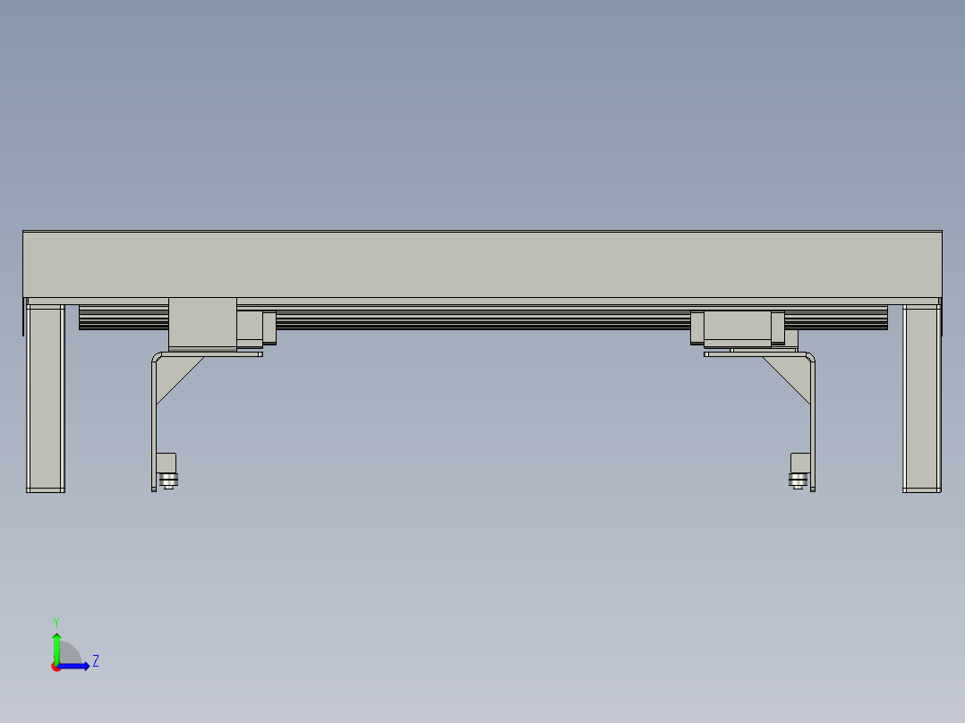 HT双点焊线对中机构左视图