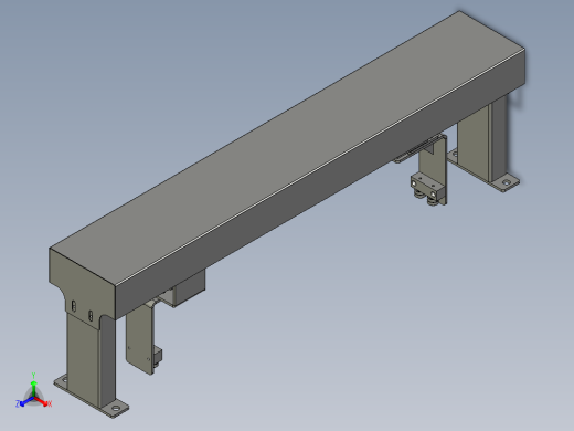 HT双点焊线对中机构正等轴测缩略图
