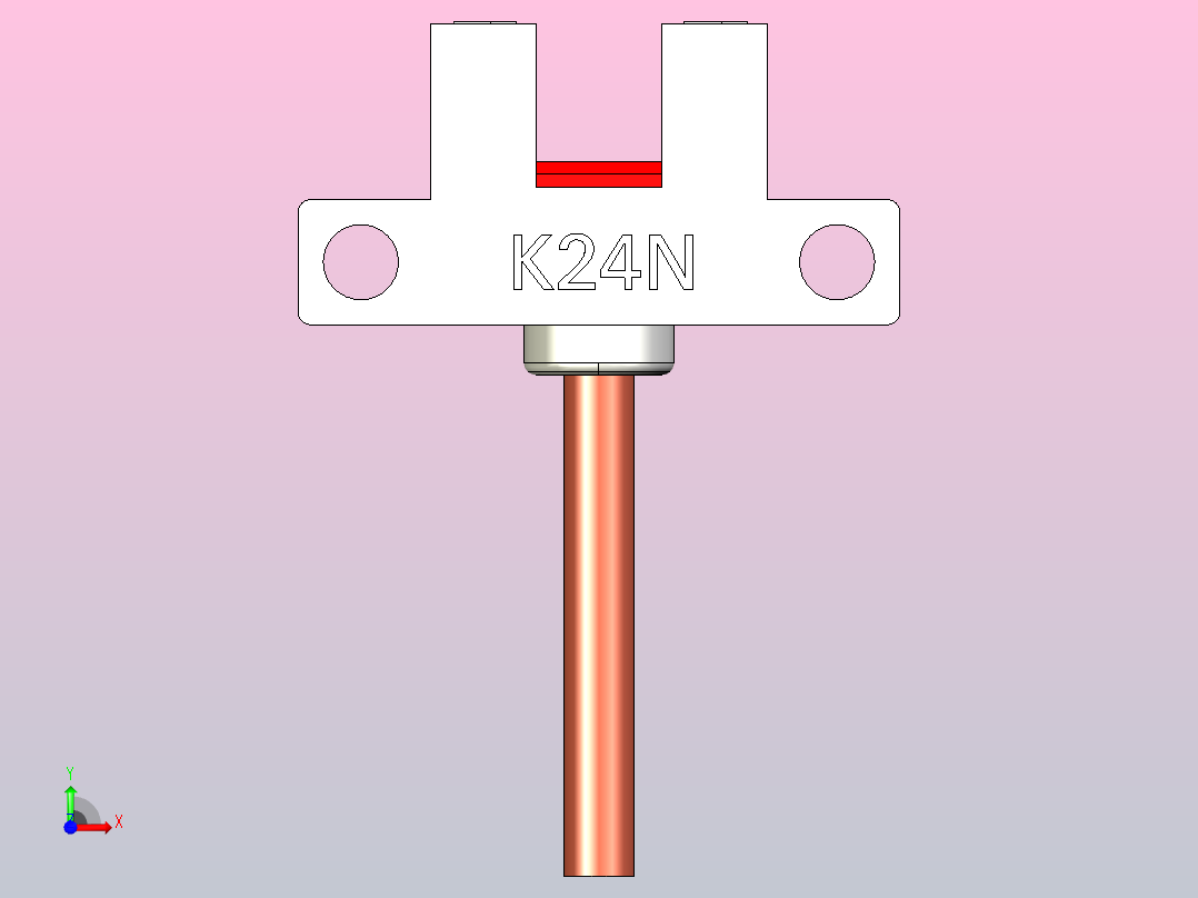 传感器K24N前视图