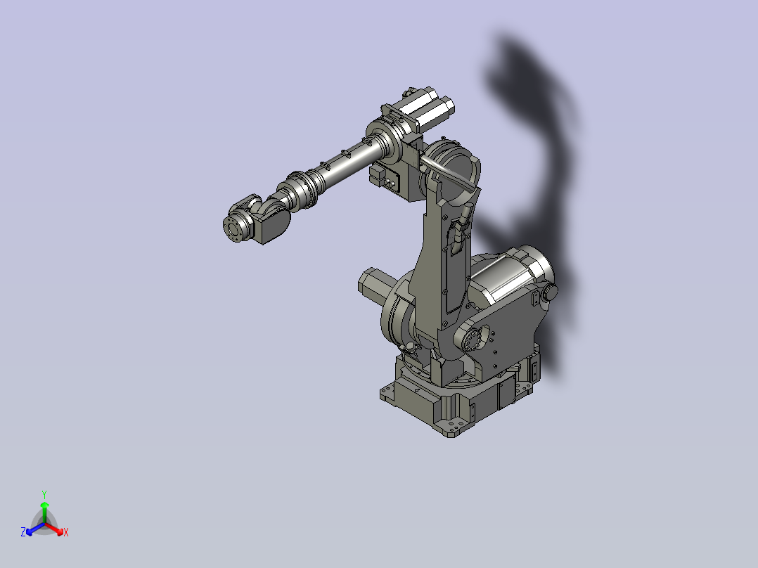 FANUC-430Robot正等轴测图