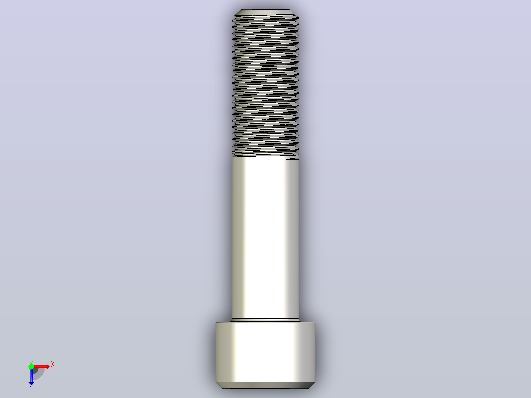 DIN_EN_ISO_4762_M64x300.ipt内六角螺钉俯视图