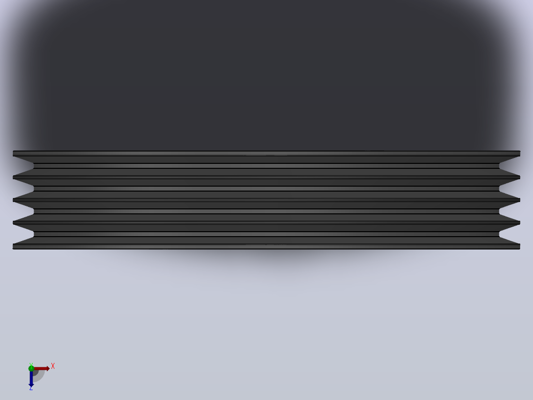 锥套式皮带轮 SPC_SPC560X4俯视图