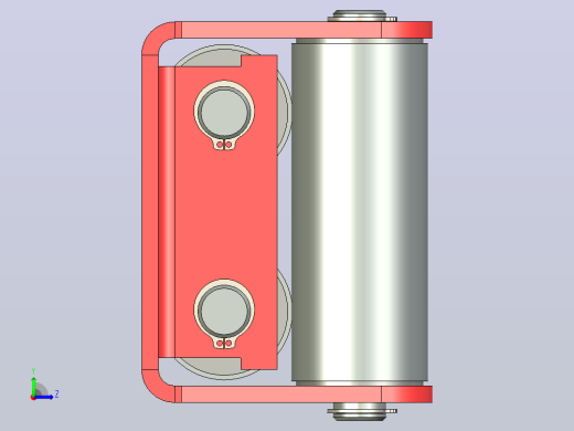 重型绞盘导缆器左视缩略图