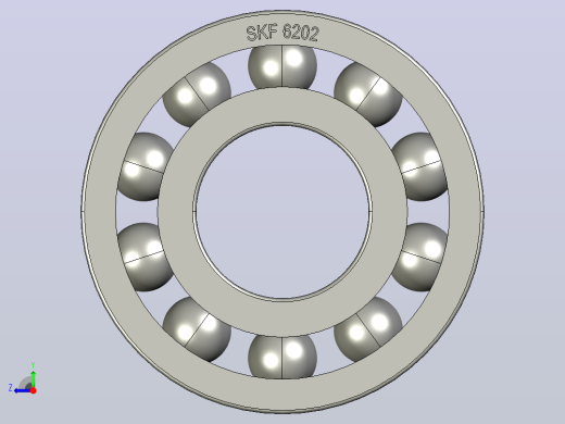 (轴承)SKF-6202右视缩略图