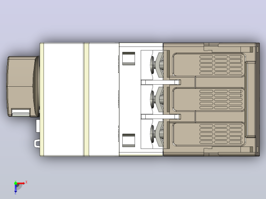 NS2-32H交流电动机起动器三维模型202204俯视缩略图