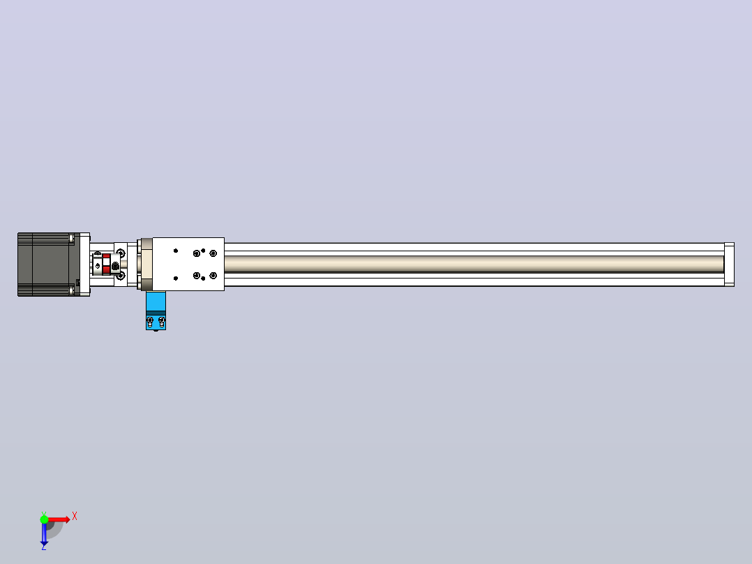 FSL40 直线模组[FSL40 E450 10C7-BC-B57]俯视图