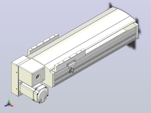 皮带直线轴半封闭可选导轨TPA-HNB-202D-140-L250-LP-C-P75-N3
