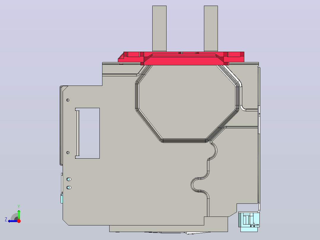 NA1-3200X-3200 4P抽屉万能式断路器三维模型202202右视图