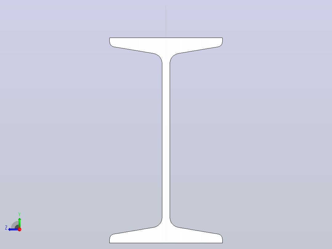 16#热轧工字钢2.794m.SLDPRT右视图
