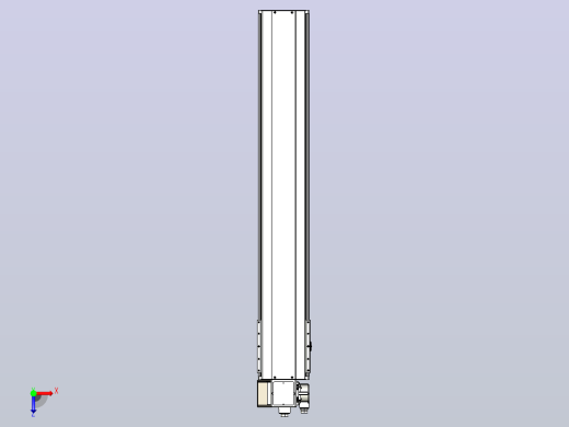 皮带直线轴半封闭可选导轨TPA-HNB-220D-176-L1200-LP-Y-P1K-N3俯视缩略图