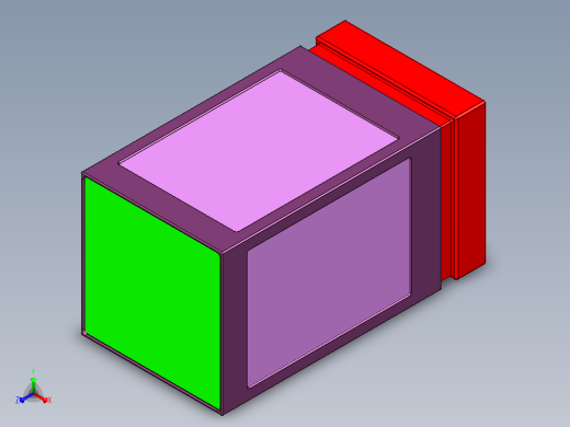 3D打印机模型正等轴测缩略图