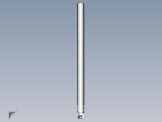 皮带直线轴半封闭可选导轨TPA-HNB-202D-140-L2950-MR-C-P75-N3俯视缩略图