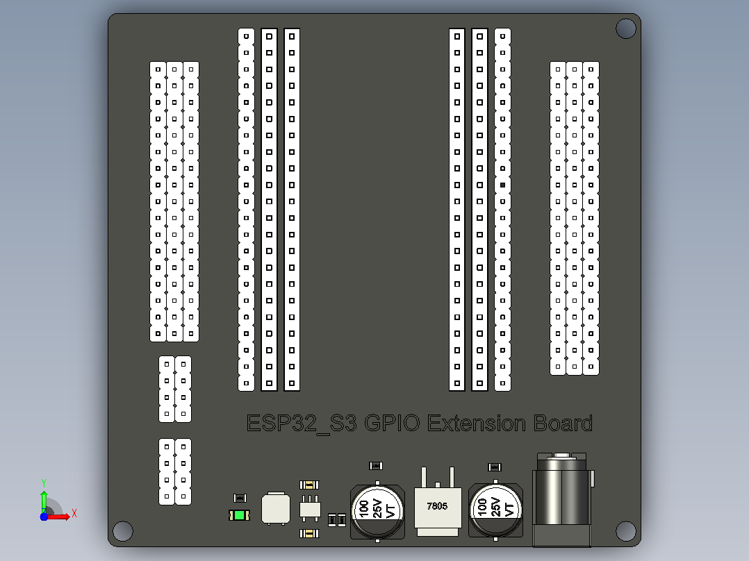 ESP32 - S3 扩展板前视图