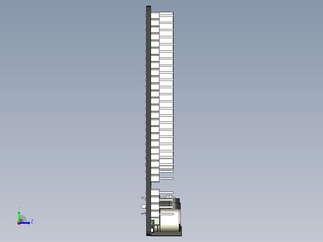 ESP32 - S3 扩展板左视图
