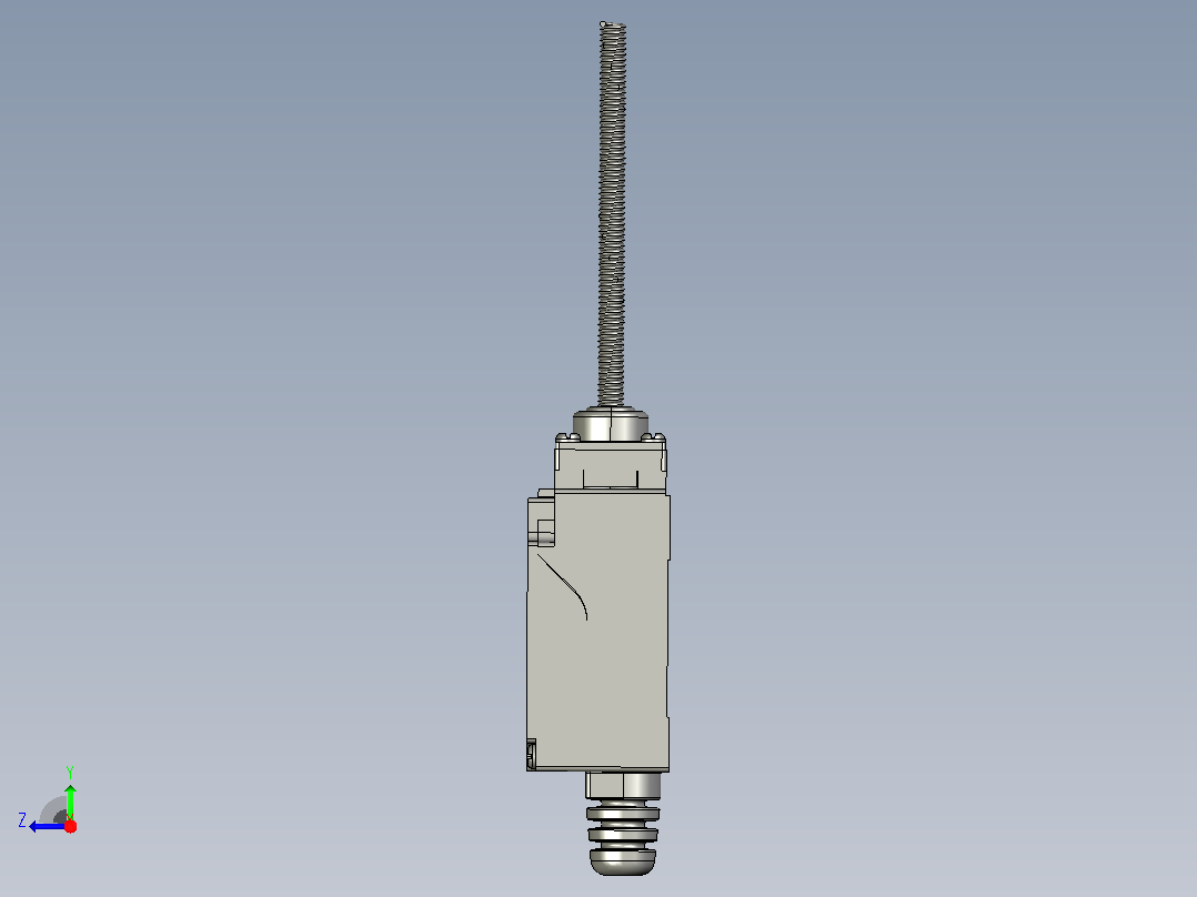 行程开关传感器TZ-9167右视图