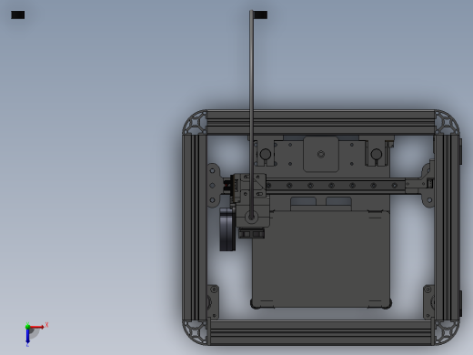H-Tiny 3D 打印机俯视缩略图