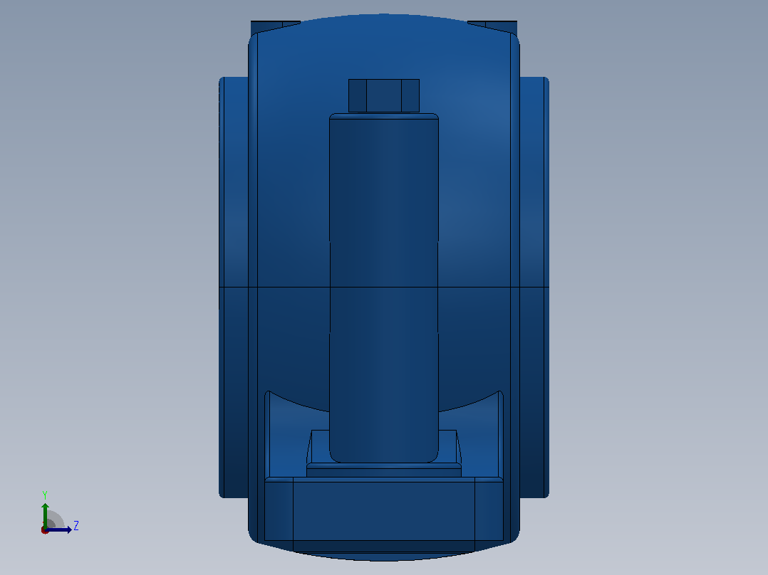 SN600系列[SN628-SSN628]轴承左视图