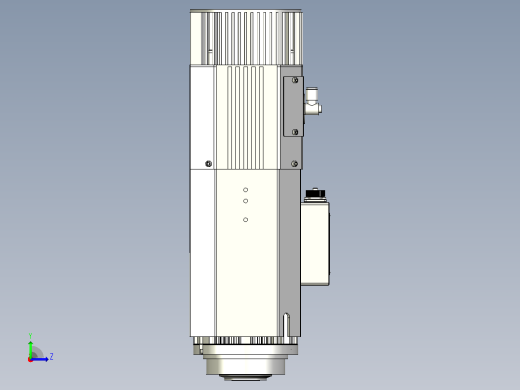 ES919.130-9.0KW-ISO30自动换刀电主轴[ES919-12-9KW-ISO30]左视缩略图